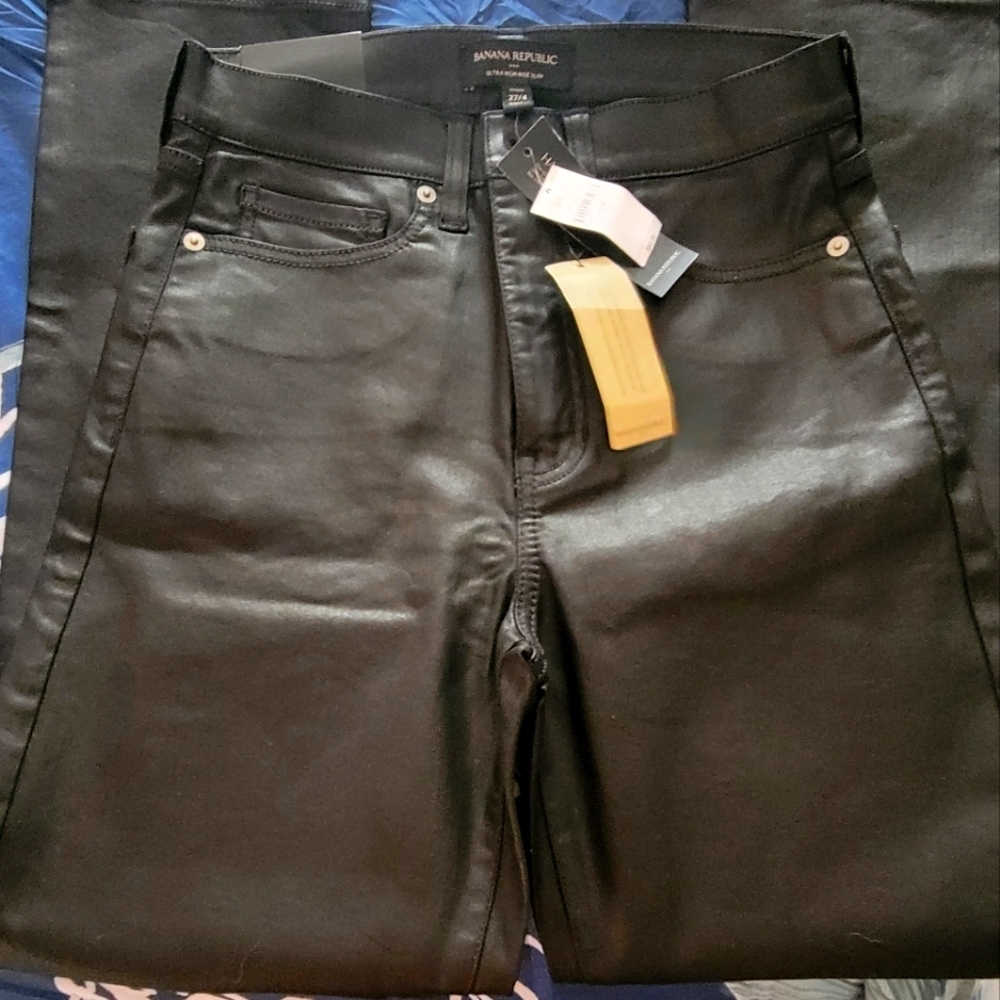 Faux Leather Pants